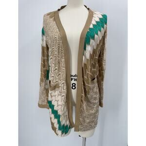Missoni MADE IN Italy knit Cardigan Sweater size 44 (ja100thrifty